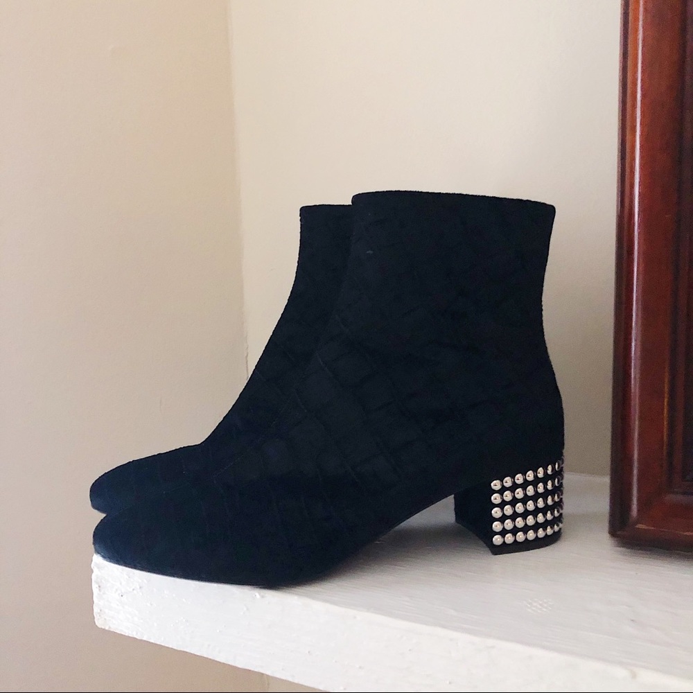 black studded Giuseppe Zanotti ankle boots